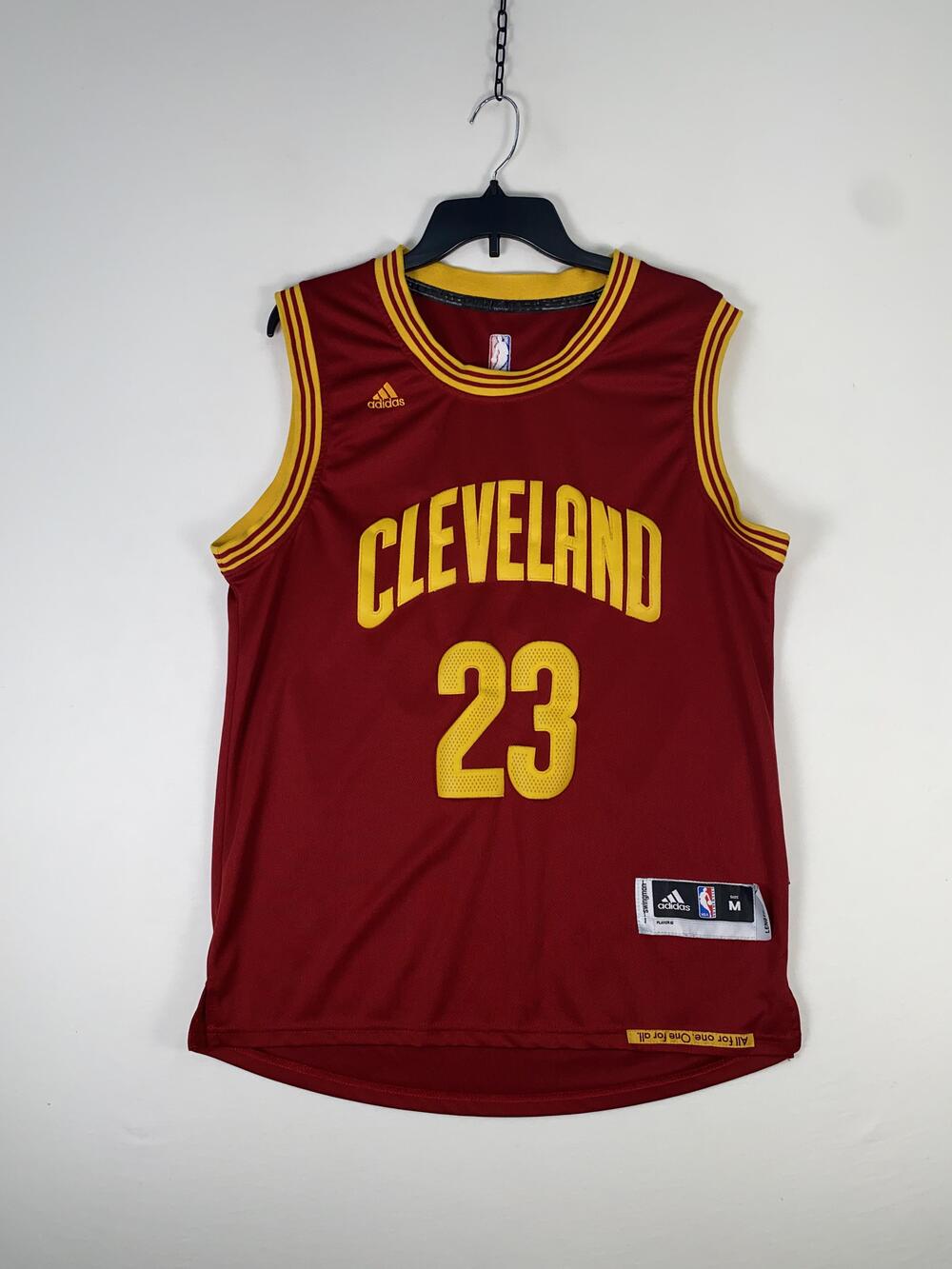 Cleveland Cavaliers Jersey Mens Medium Red NBA Basketball Adidas 23 James Cavs